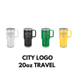 Falls City Soccer Club 20 oz Travel Tumbler