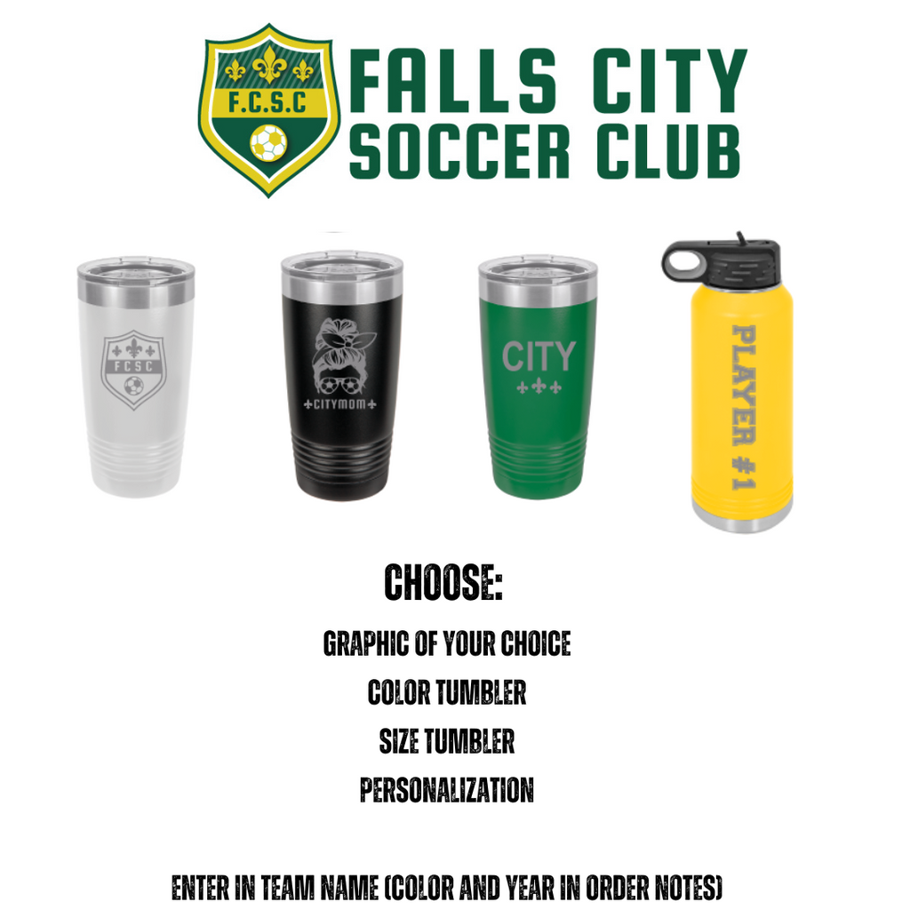 Falls City Soccer Club 20 oz Tumbler