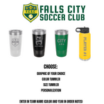 Falls City Soccer Club 20 oz Tumbler