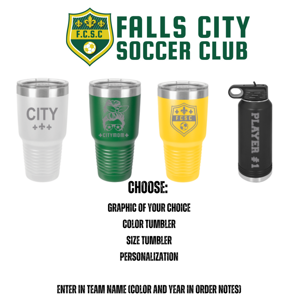 Falls City Soccer Club - 30 oz tumbler