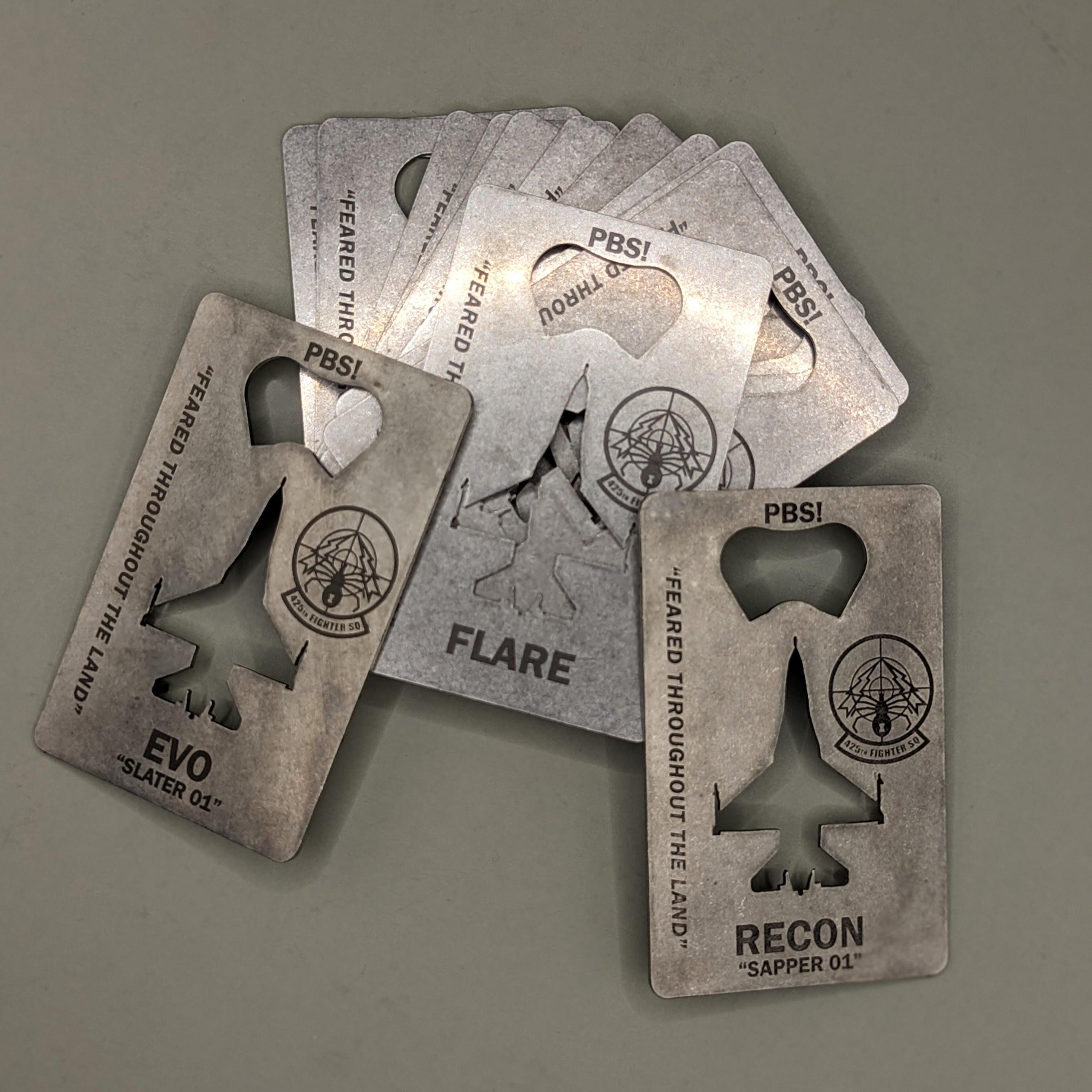 F-16 Credit Card Bottle Opener
