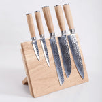 Kitchen Knife Set with Magnetic Block Stand
