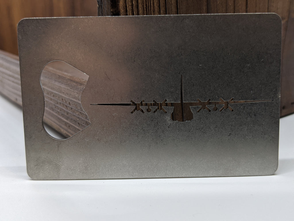 C-130H Hercules Credit Card Bottle Opener