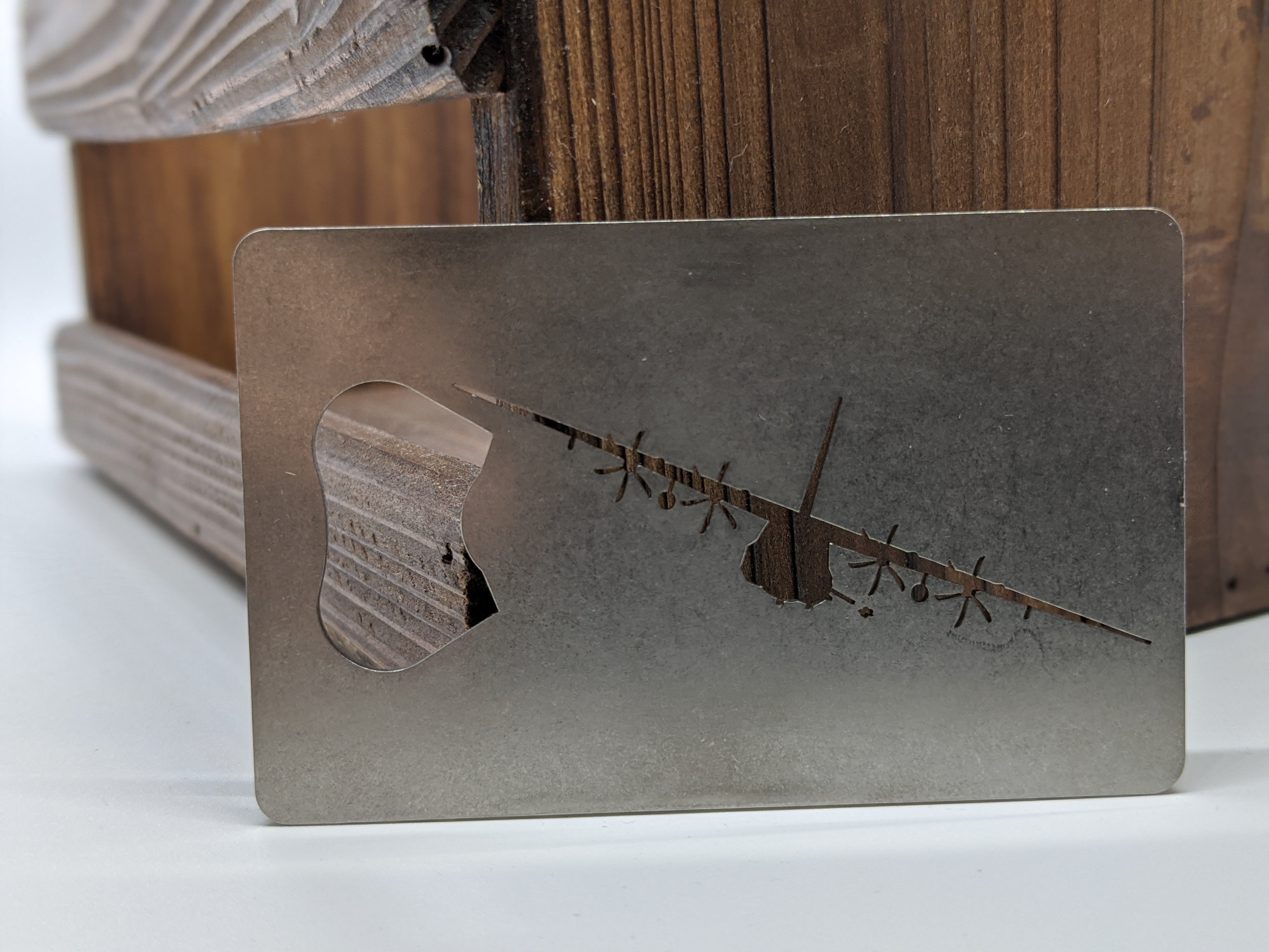 AC-130J Credit Card Bottle Opener