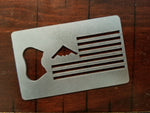 B-2 American Flag Credit Card Bottle Opener