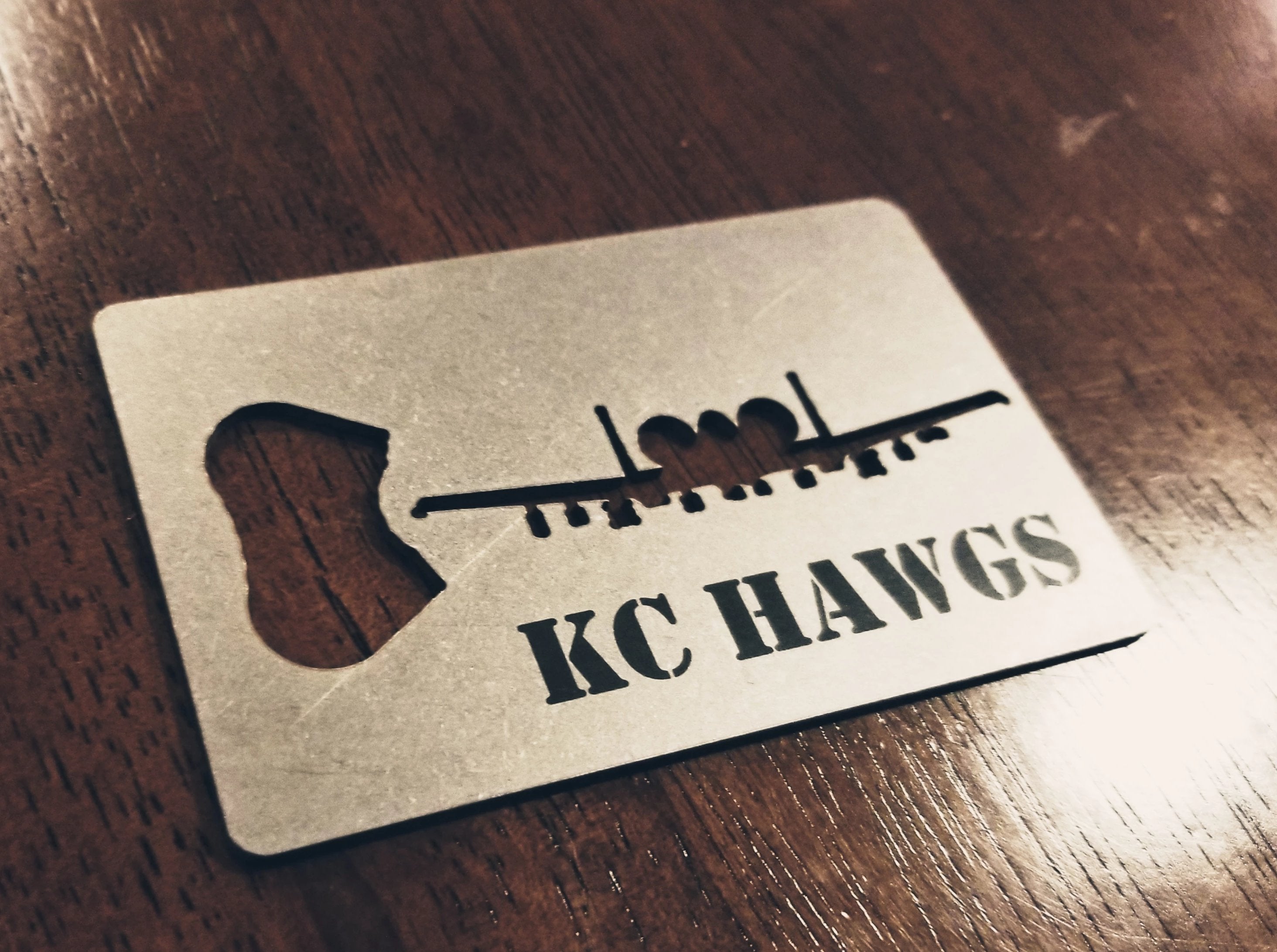 A-10 Warthog Credit Card Bottle Opener