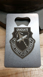 Test Pilot Graduate Credit Card Bottle Opener