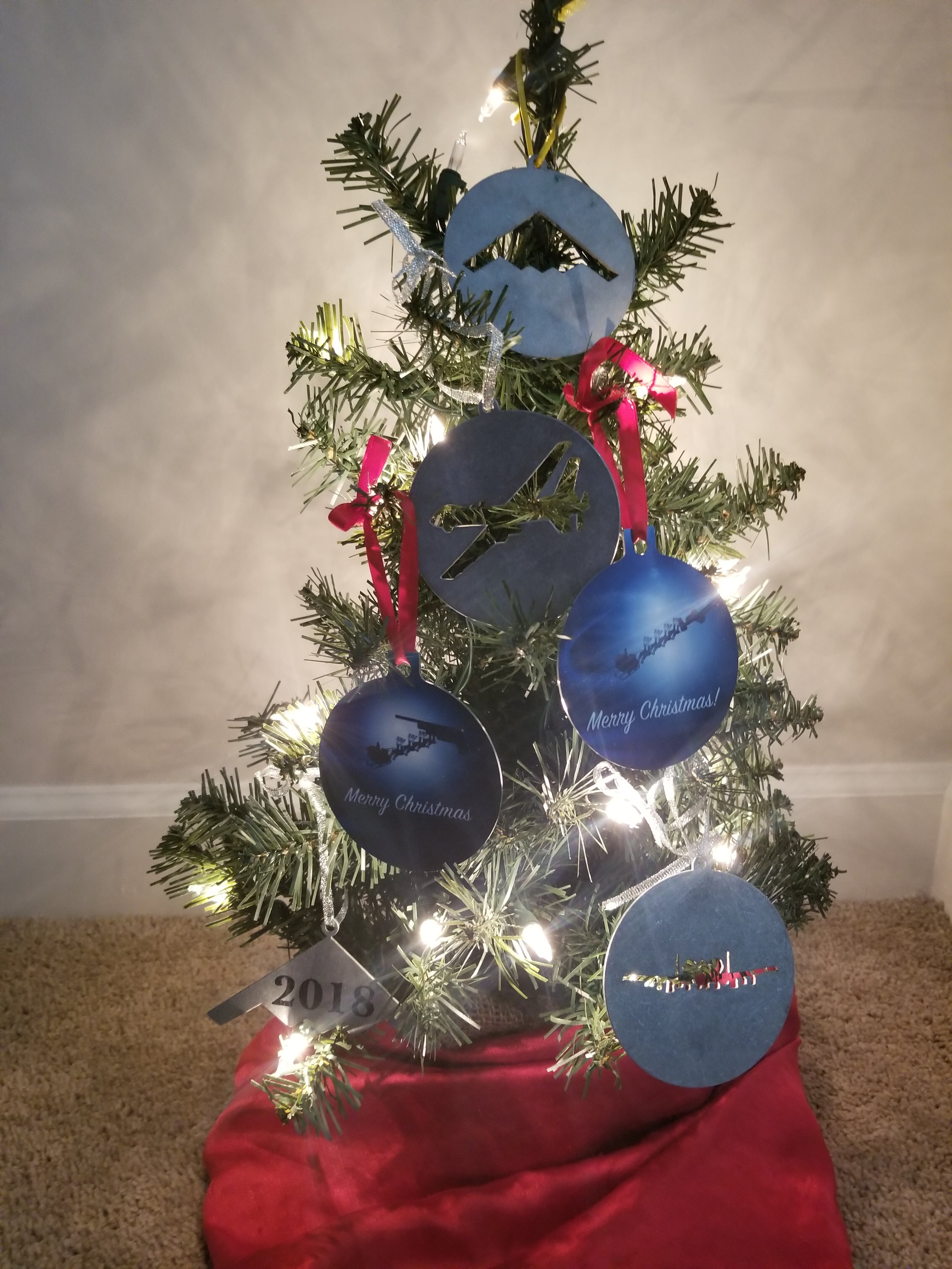 B-2 Christmas Ornament