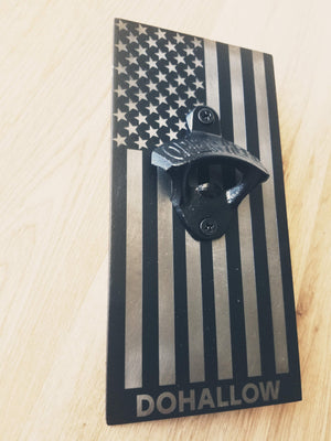 Wall Mounted Flag Customized Bottle Opener