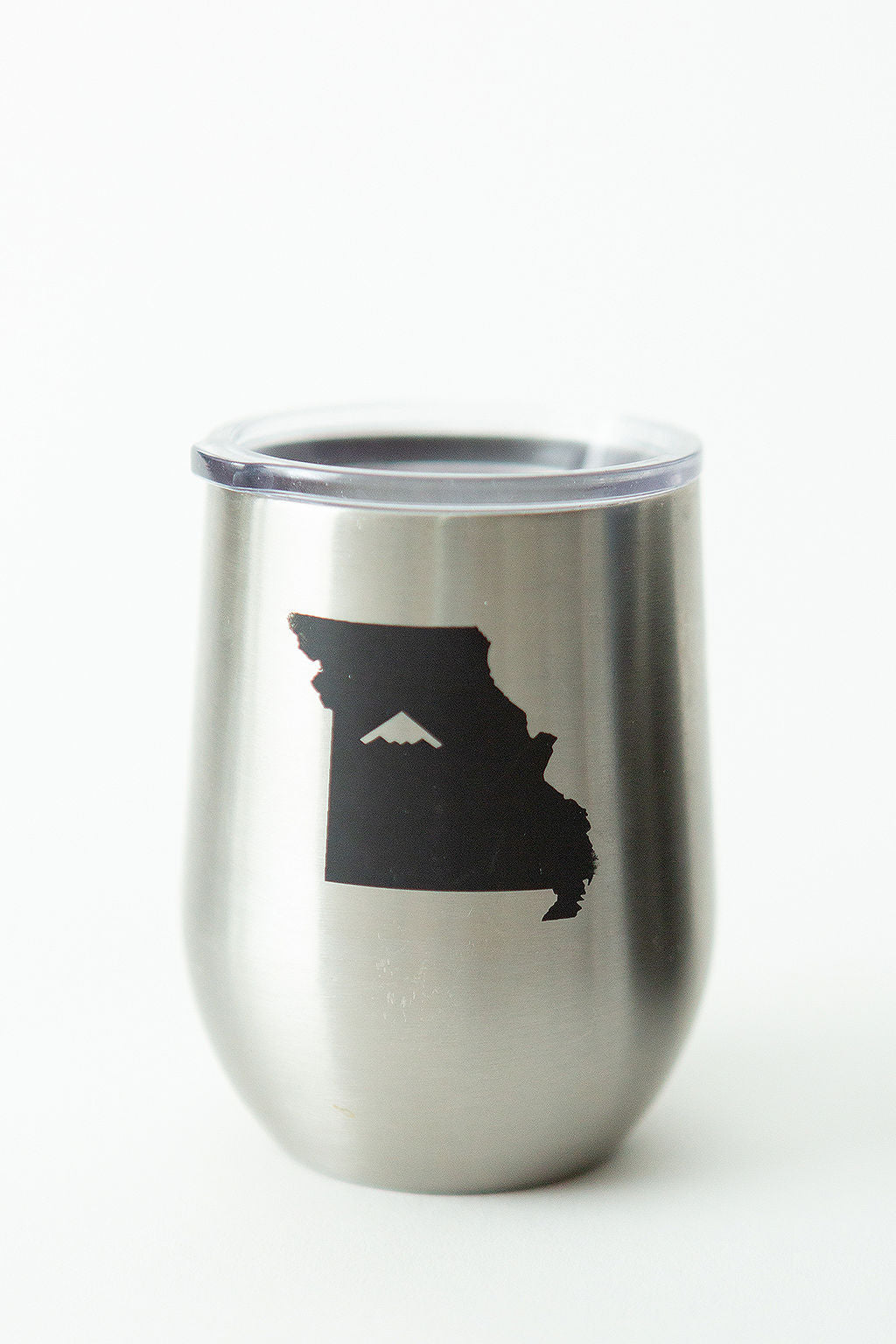 Laser Engraved Stemless Powdercoated Wine Tumbler