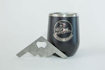 Laser Engraved Stemless Powdercoated Wine Tumbler