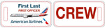 American Airlines Crew Luggage Tag