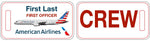 American Airlines Crew Luggage Tag