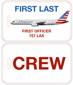 American Airlines Crew Luggage Tag