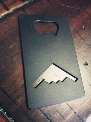 B-2 Credit Card Bottle Opener