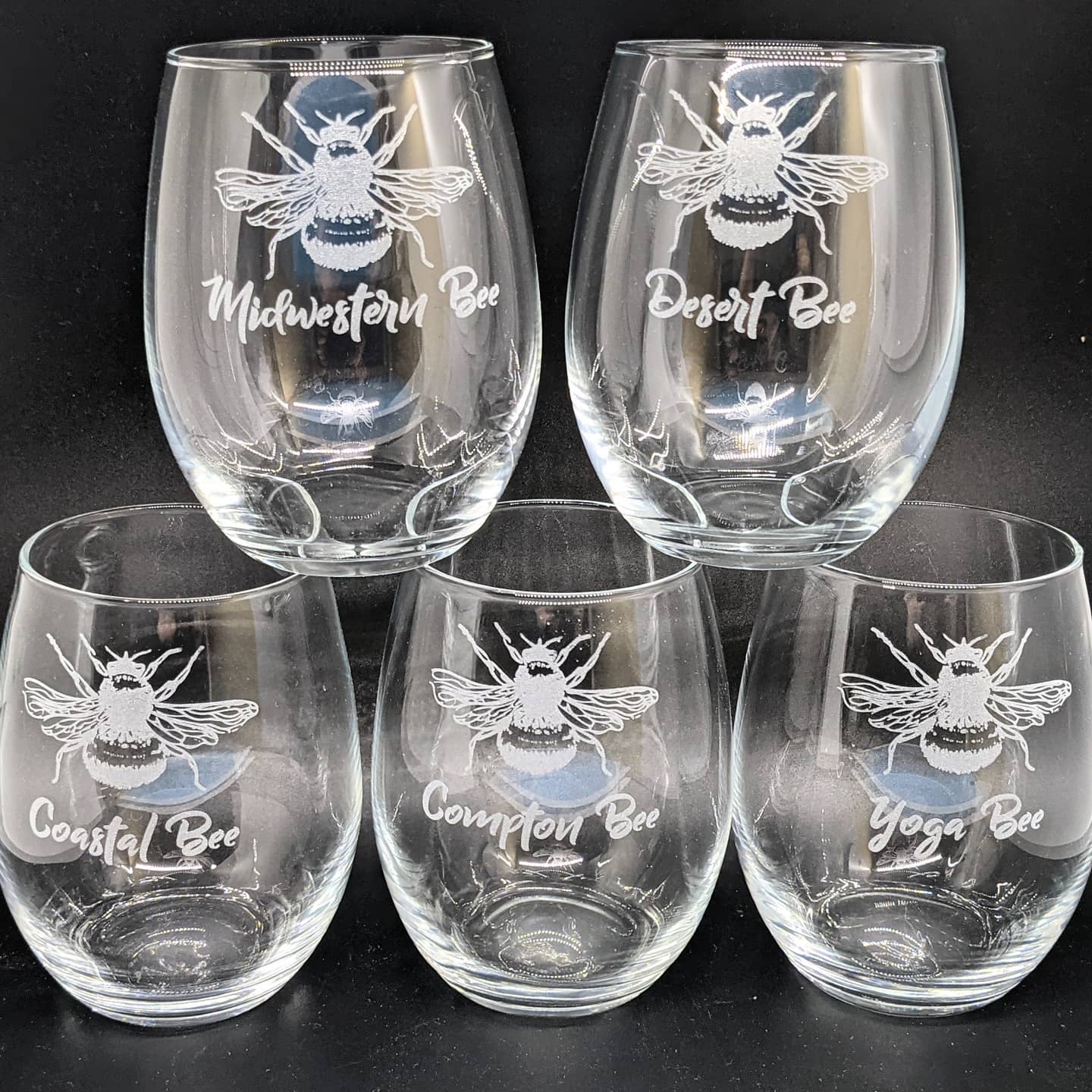 15oz Stemless Wine Glass - Custom