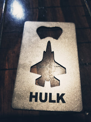 F-35 Credit Card Bottle Opener