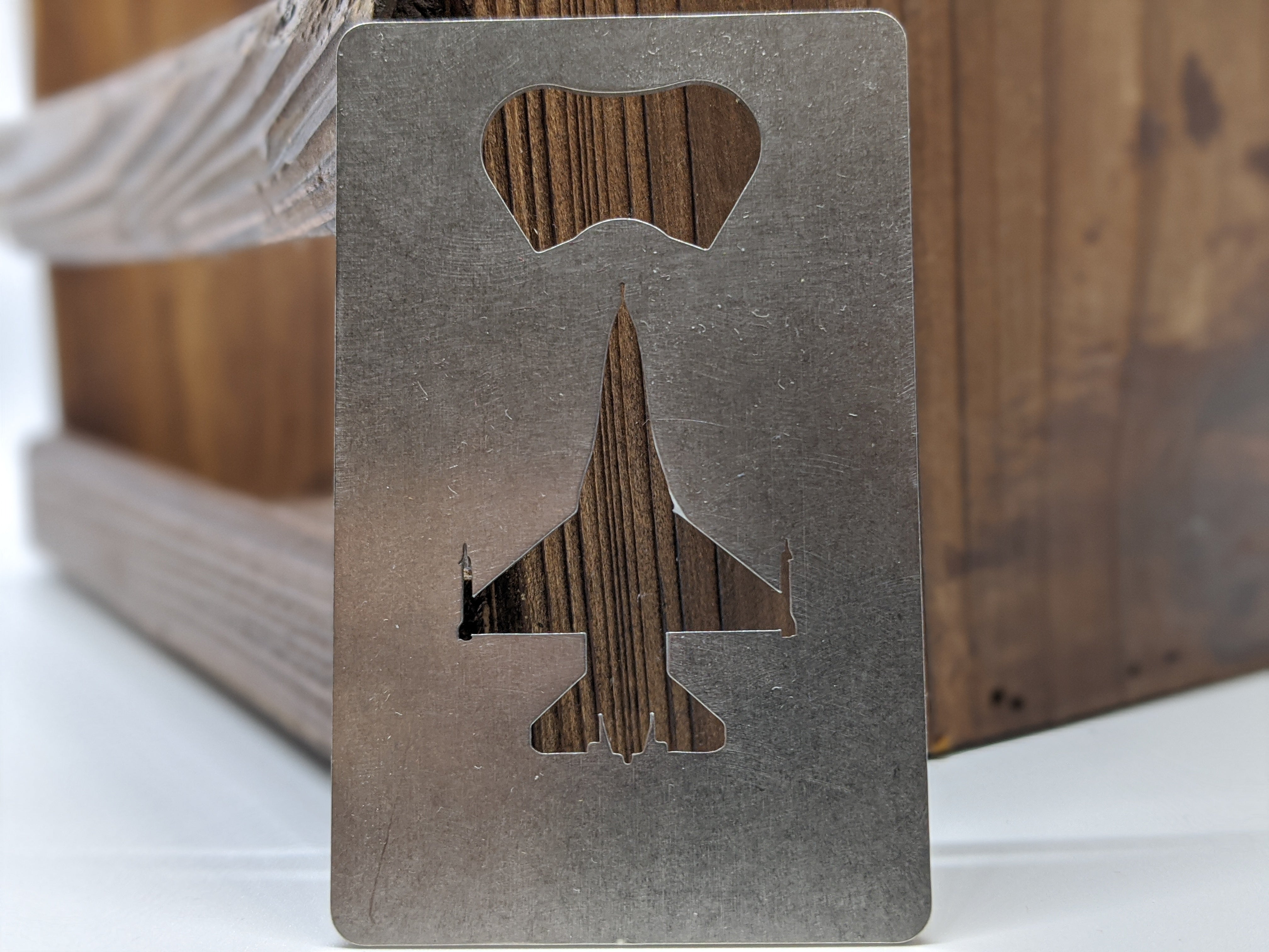 F-16 Credit Card Bottle Opener