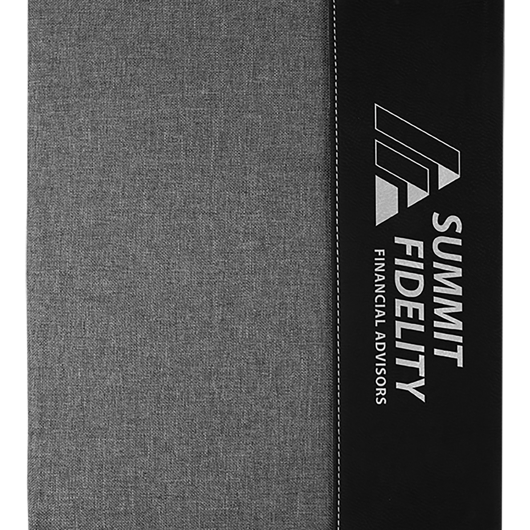 9.5x12 Leatherette/Canvas portfolio with notepad