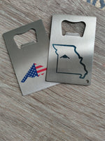Customizable Sublimated Credit Card Opener