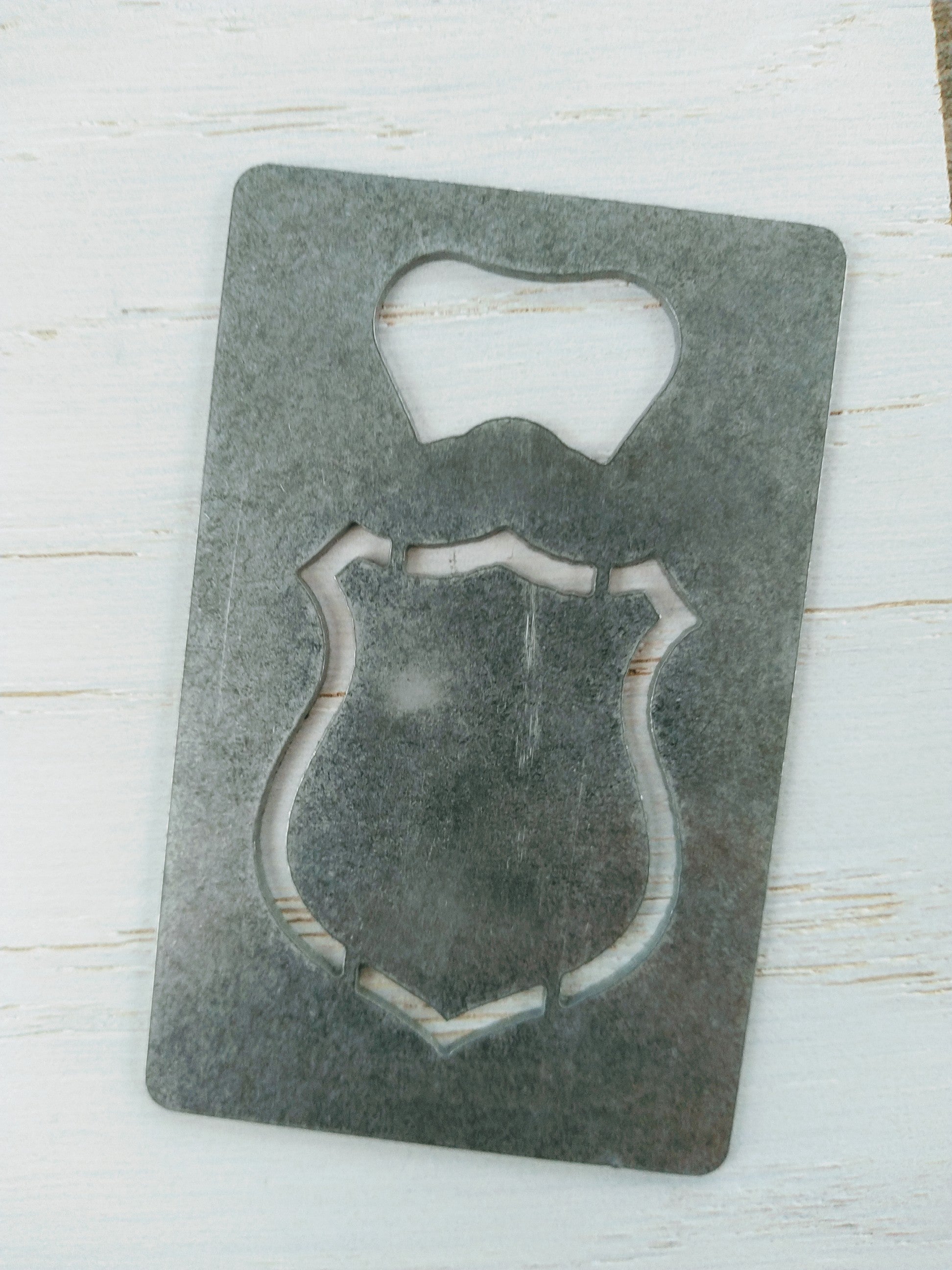 Law Enforcement Badge Credit Card Bottle Opener
