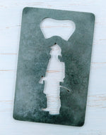 Fire Fighter Credit Card Bottle Opener