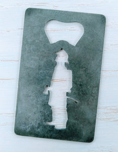 Fire Fighter Credit Card Bottle Opener