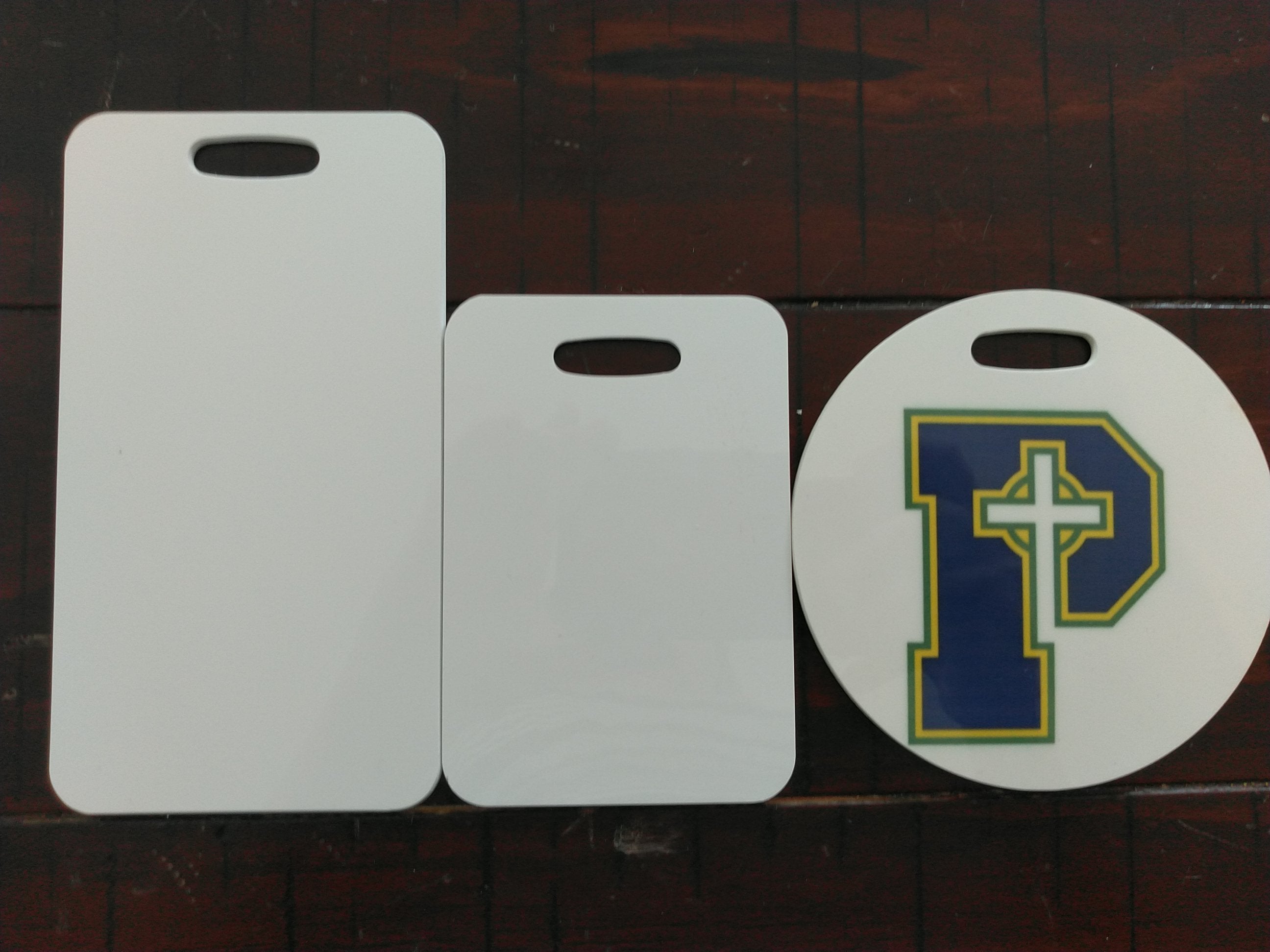 Custom Luggage / Bag Tags - Hard Plastic