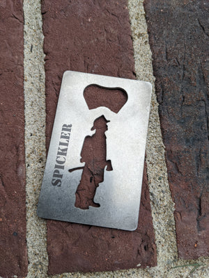 Fire Fighter Credit Card Bottle Opener