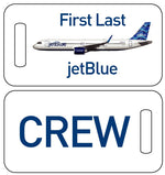 JetBlue Airlines Crew Luggage Tag