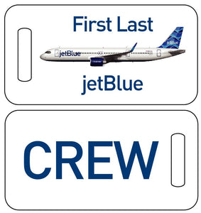 JetBlue Airlines Crew Luggage Tag