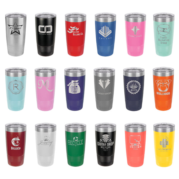 Extra-Large Monogrammed College Tumbler