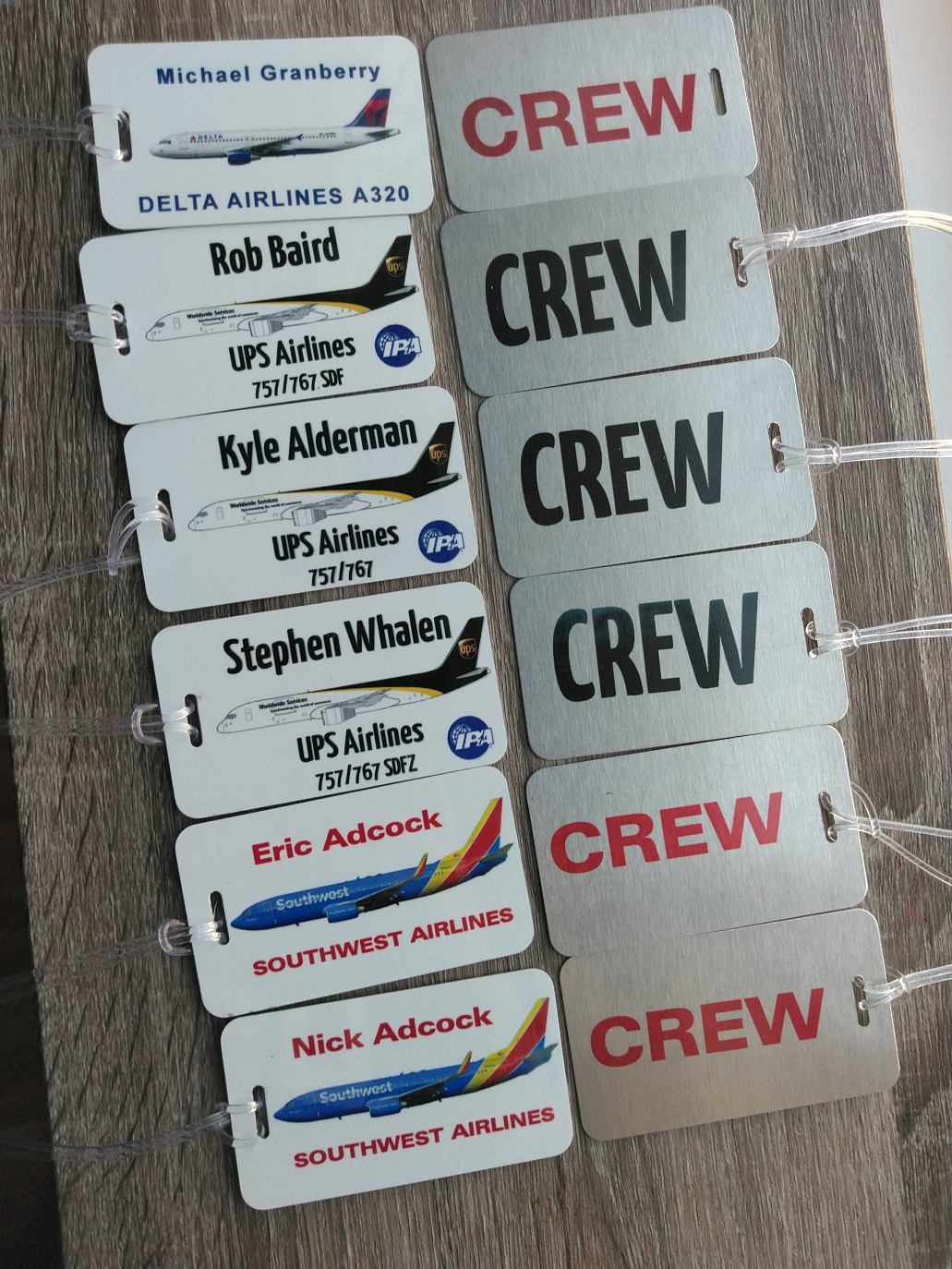 Southwest Airlines Crew Luggage Tag
