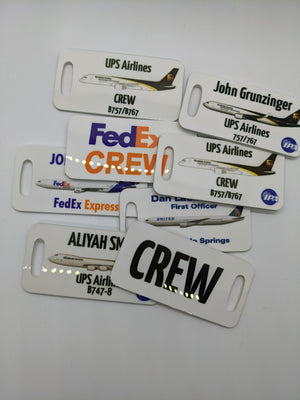 UPS Airlines Crew Luggage Tag