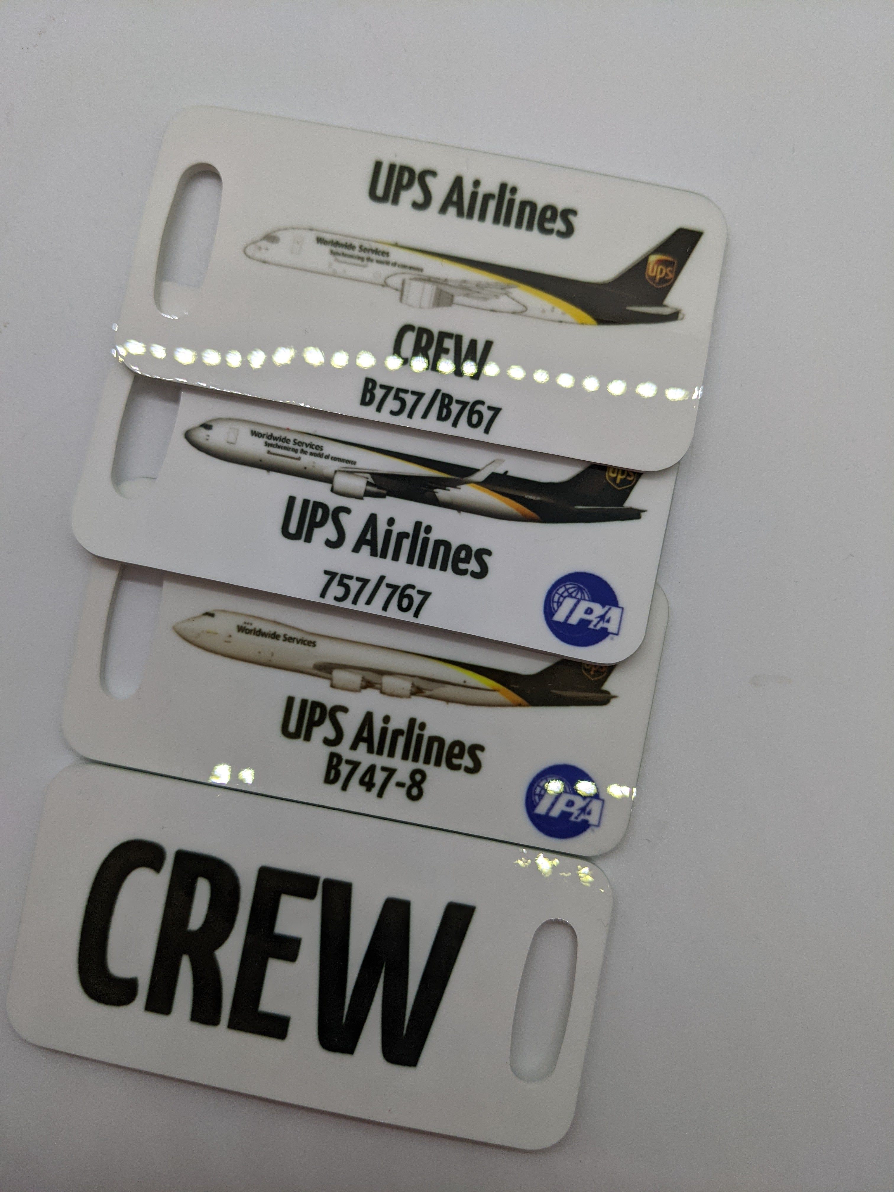 UPS Airlines Crew Luggage Tag