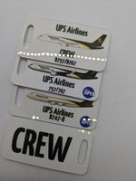 UPS Airlines Crew Luggage Tag