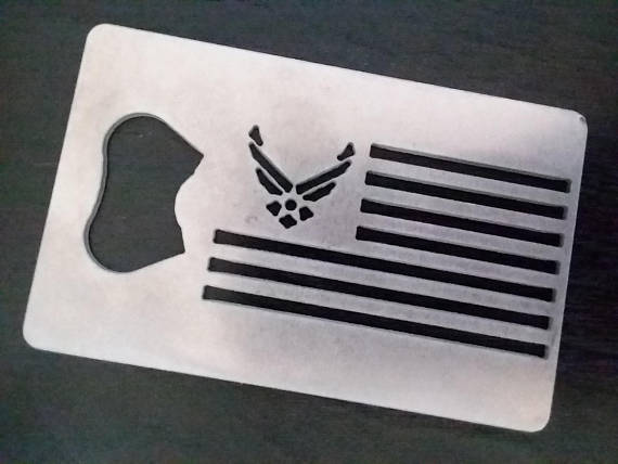 USAF America Flag Bottle Opener