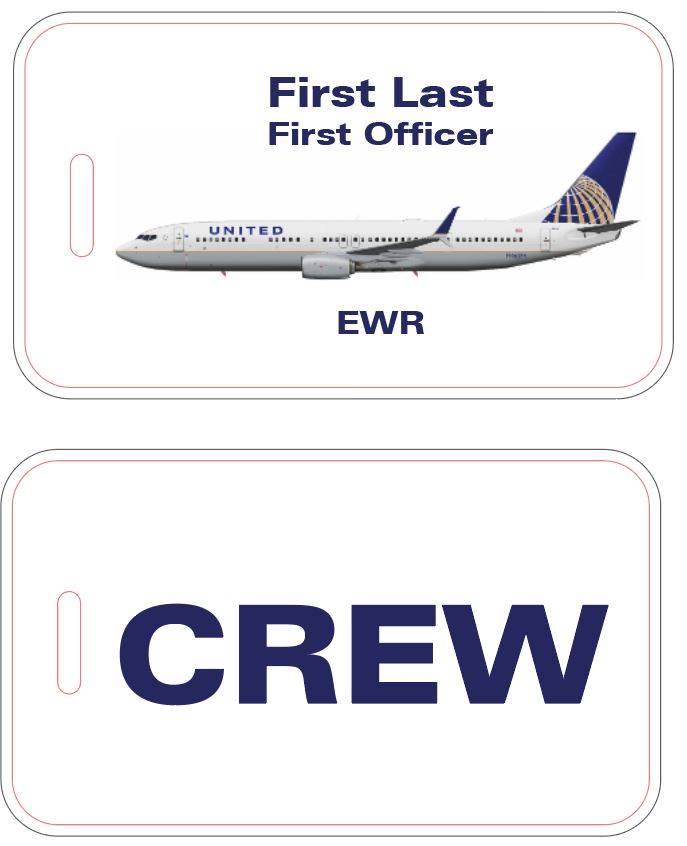 United Crew Luggage Tag
