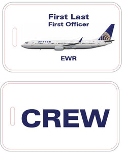 United Crew Luggage Tag