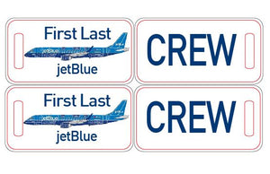 JetBlue Airlines Crew Luggage Tag