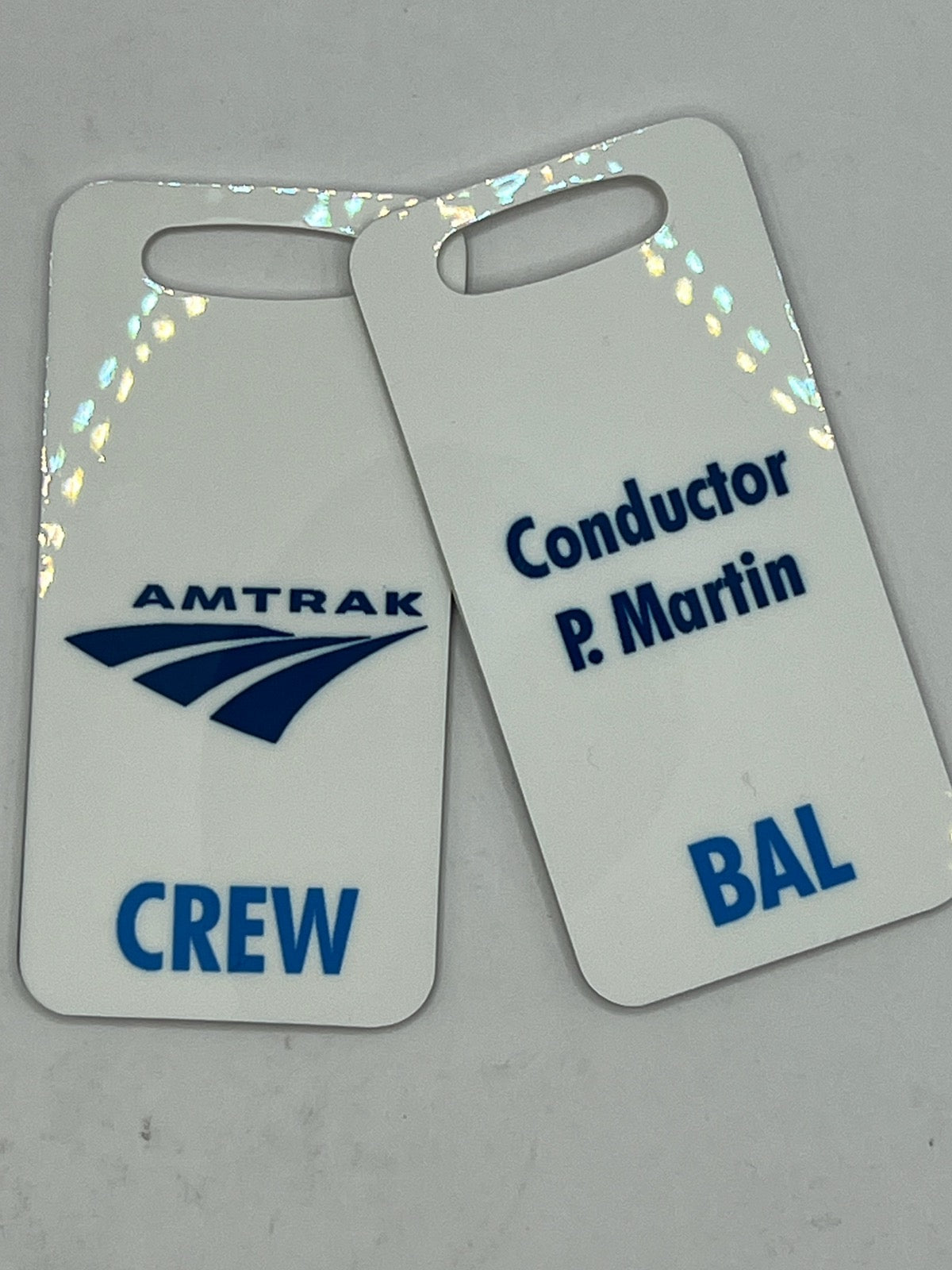 Amtrak Luggage Tag