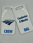 Amtrak Luggage Tag