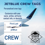 JetBlue Airlines Crew Luggage Tag