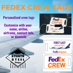 FedEx Crew Luggage Tag