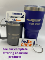 FedEx Crew Luggage Tag