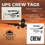 UPS Airlines Crew Luggage Tag