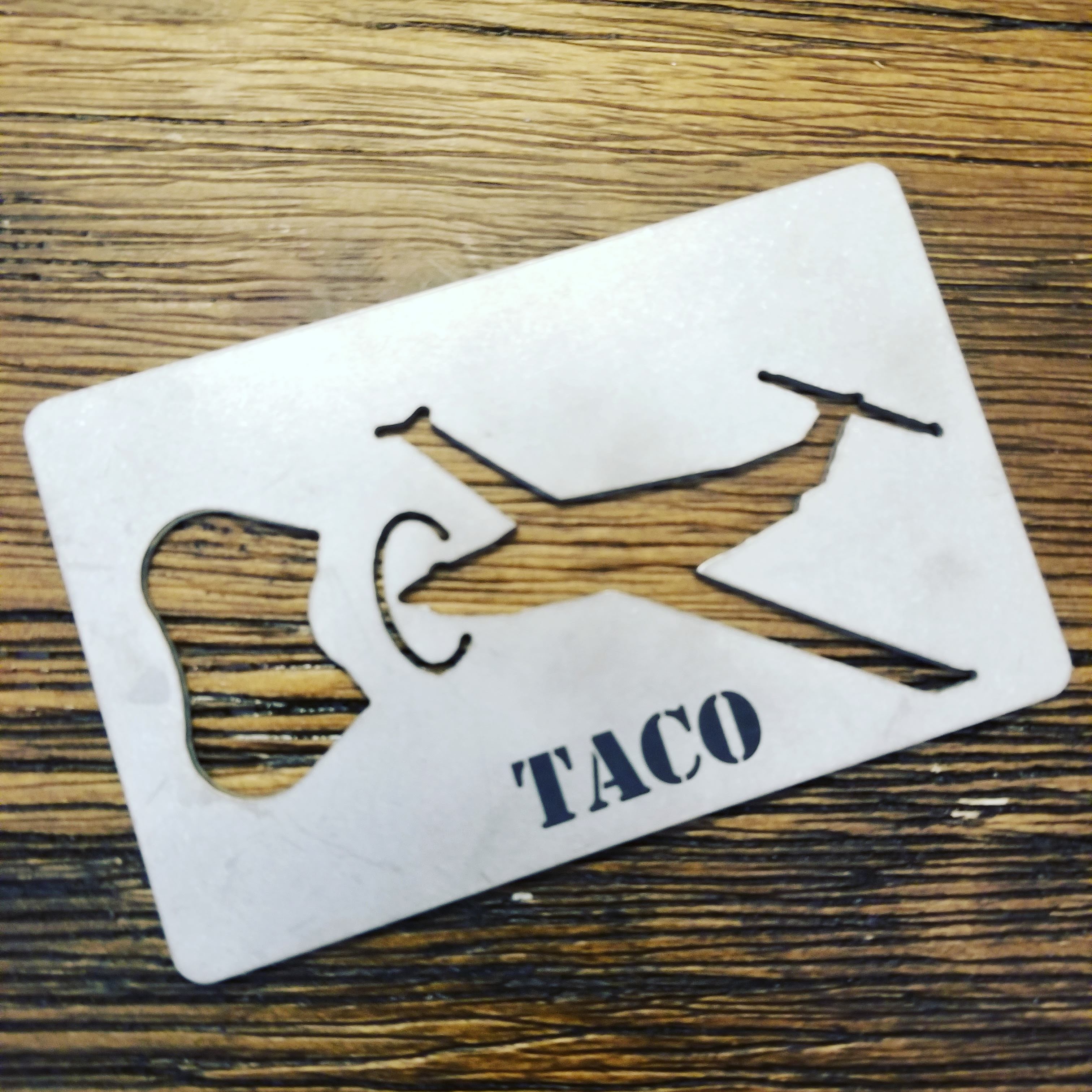 U-28 Credit Card Bottle Opener